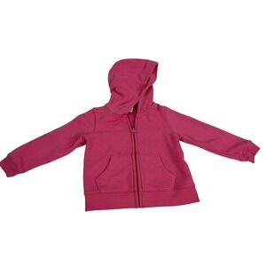 Amazon‎ Essentials Girls Pink Full Zip Up Hoodie Winter Coat Jacket Size 3T Kids